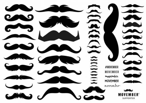 Movember nep tatoeages Like ink.